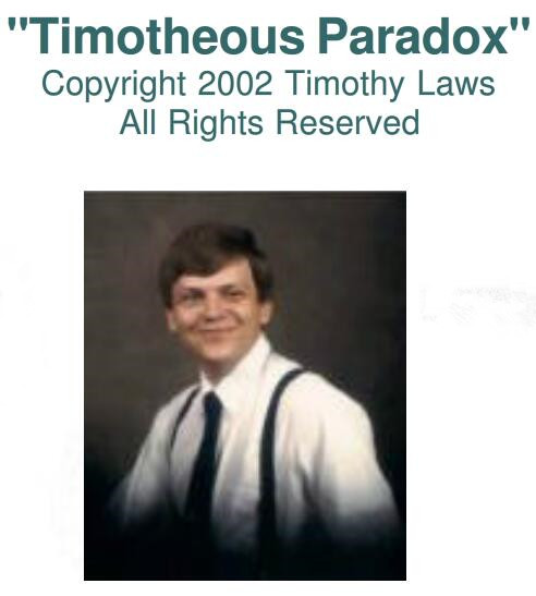 Timothy Laws - Timotheus Paradox - Click Image to Close