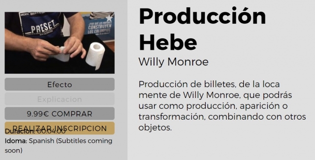 Produccion Hebe by Willy Monroe