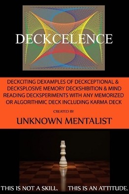 Unknown Mentalist - Deckcelence - Click Image to Close