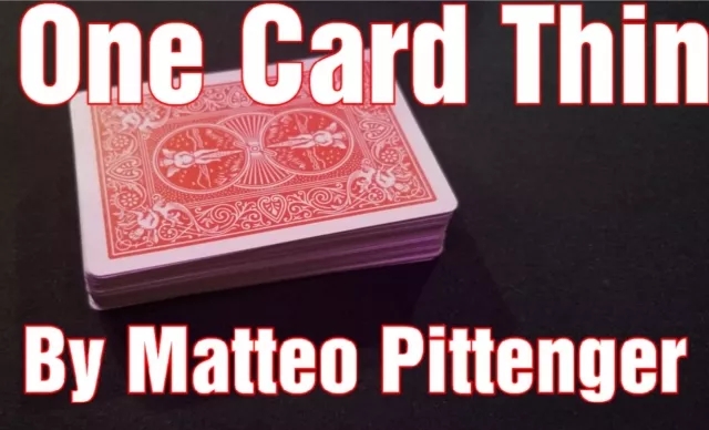One Card Thin By Matteo Pittenger - Click Image to Close