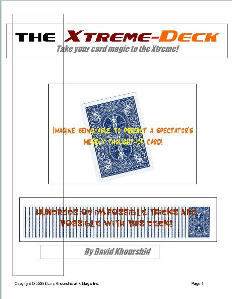 David Khourshid - XtremeDeck - Click Image to Close