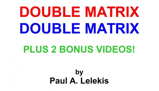 DOUBLE MATRIX by Paul A. Lelekis - Click Image to Close
