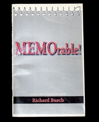 INSCRIBED Mentalism Booklet Richard Busch MEMORABLE 4 peeks from - Click Image to Close