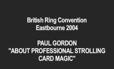 Paul Gordon - British Ring Convention - Click Image to Close