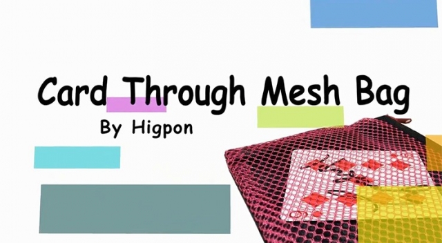 Card Through Mesh Bag by Higpon - Click Image to Close
