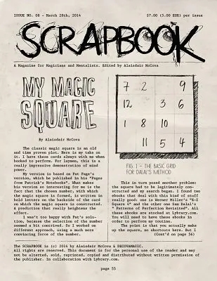 Scrapbook Issue 8 by Alexander de Cova - Click Image to Close