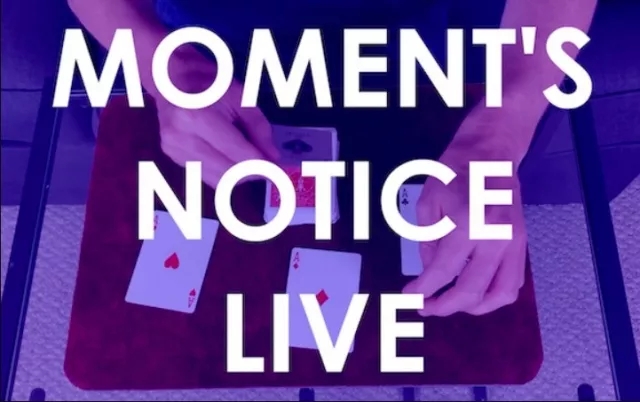 Moment's Notice Live by Cameron Francis - Click Image to Close