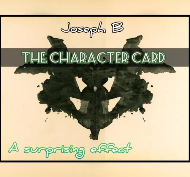 THE CHARACTER CARD by Joseph B - Click Image to Close
