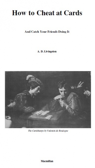 How to Cheat at Cards By A.D.Livingston - Click Image to Close