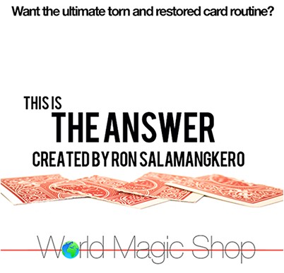 The Answer by Ron Salamangkero - Click Image to Close