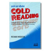 Quick and Effective Cold Reading by Richard Webster - Click Image to Close