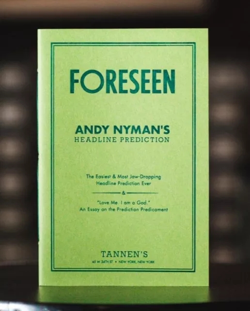 Andy Nyman – Foreseen By Andy Nyman - Click Image to Close