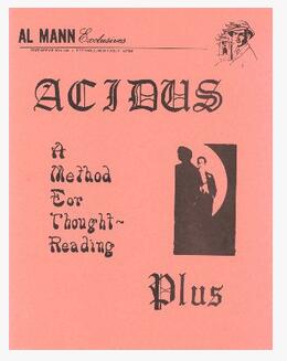 Al Mann - Acidus Plus - Click Image to Close