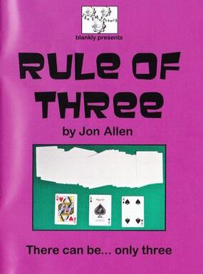 Jon Allen - Rule of Three - Click Image to Close