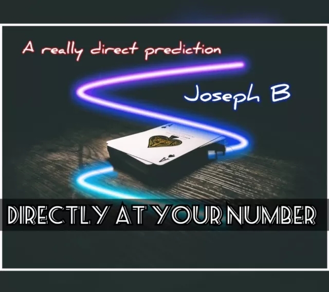 DIRECTLY AT YOUR NUMBER by Joseph B. - Click Image to Close