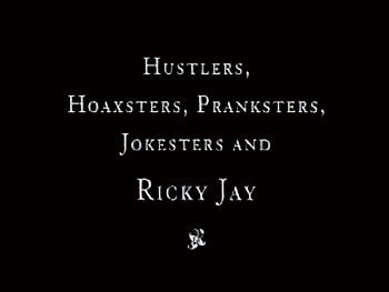 Ricky Jay - Hustlers and Hoaxters - Click Image to Close