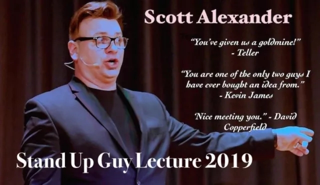 Stand Up Guy Live Lecture 2019 By Scott Alexander - Click Image to Close