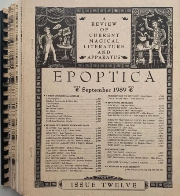 Epoptica by Jeff Busby (12 Issues) - Click Image to Close