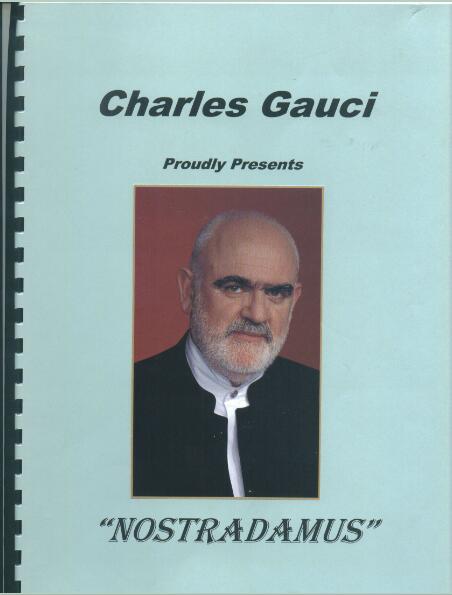 Charles Gauci - Nostradamus - Click Image to Close
