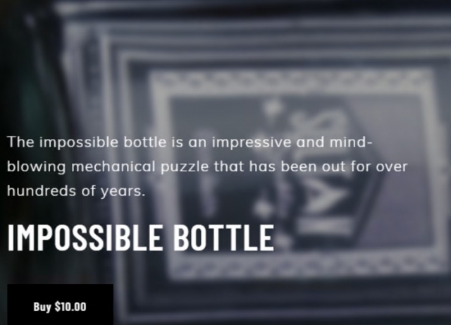 THE IMPOSSIBLE BOTTLE By The Russian Genius - Click Image to Close