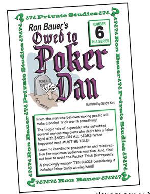 Ron Bauer - 06 Owed to Poker Dan - Envelope - Click Image to Close