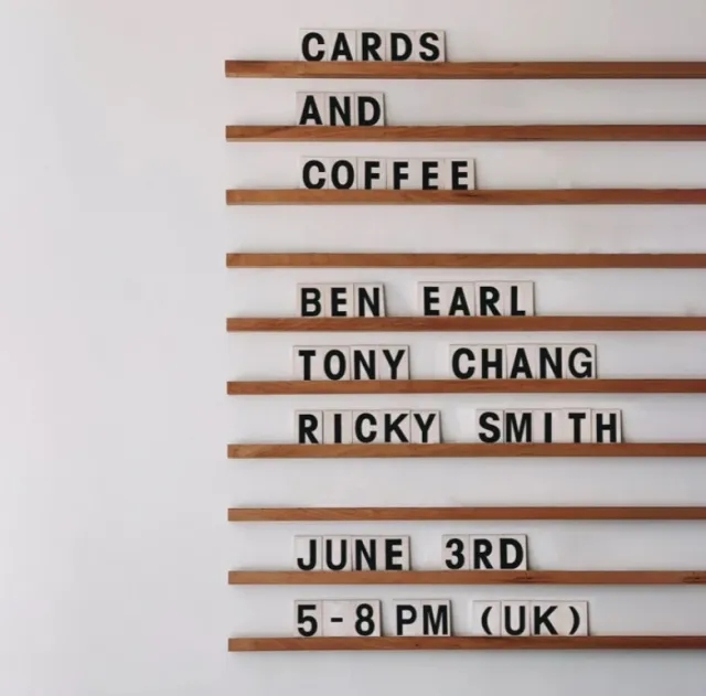 Cards & Coffee by Ben Earl, Tony Chang and Ricky Smith - Click Image to Close