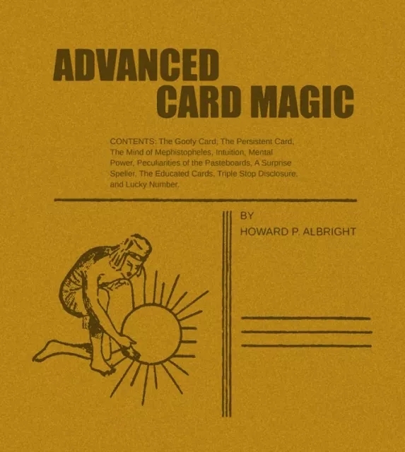Advanced Card Magic By Howard Albright - Click Image to Close