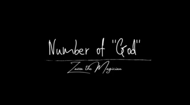 The Number Of "God" by Zazza The Magician - Click Image to Close