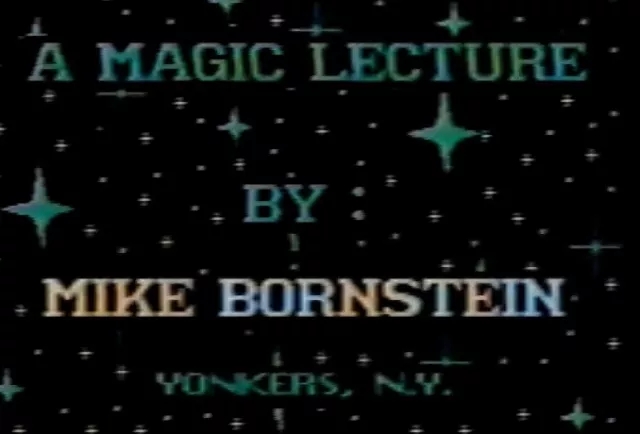 Mike Bornstein - Lecture #1 (at SAM Assemply 194, 17 May 1989) - Click Image to Close