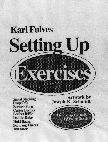 Karl Fulves - Setting Up Exercises - Click Image to Close