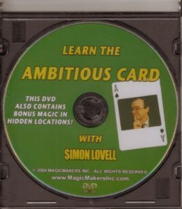 Simon Lovell - Learn The Ambitious Card With Simon Lovell - Click Image to Close