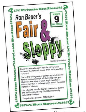 Ron Bauer - 09 Fair and Sloppy - Click Image to Close