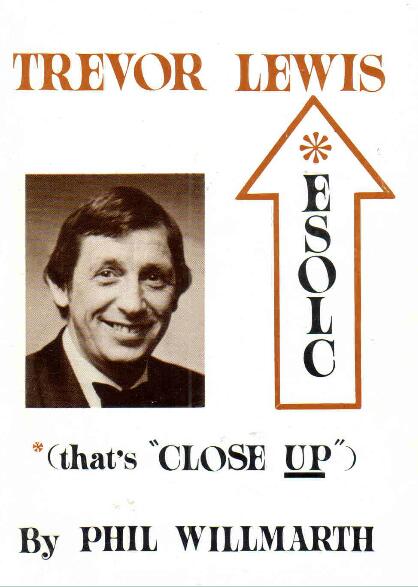 Trevor Lewis - ESOLC (That's Close UP) - Click Image to Close