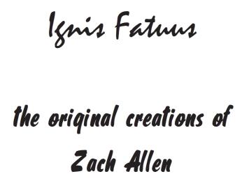 Zach Allen - Ignis Fatuus - Click Image to Close