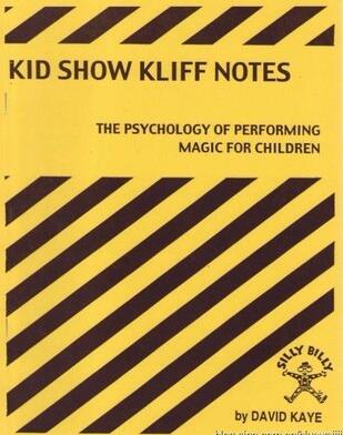 David Kaye - Kid Show Kliff Notes - Click Image to Close