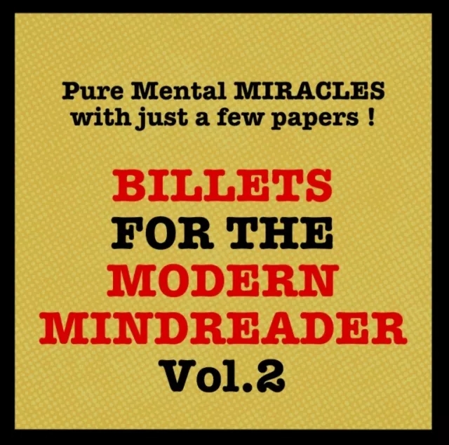 Billets for the Modern Mindreader vol.2 by Julien LOSA - Click Image to Close