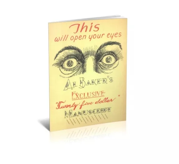 Al Baker's Exclusive Twenty Five Dollar Manuscript - Click Image to Close