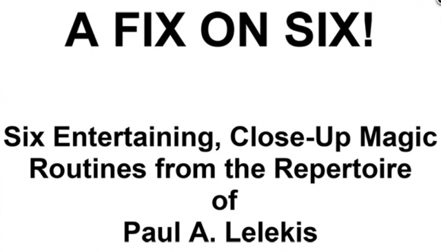 A Fix On Six! by Paul A. Lelekis - Click Image to Close