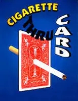 Cigarette Thru Card By Amrit Galbaran - Click Image to Close