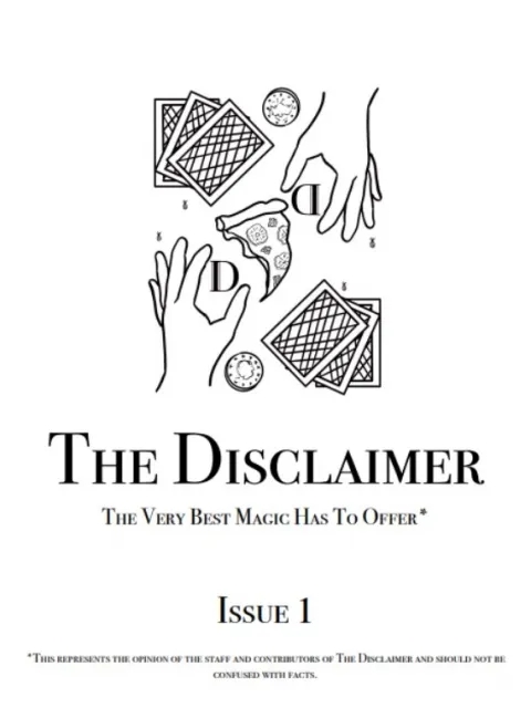 The Disclaimer Issue 1 - Click Image to Close