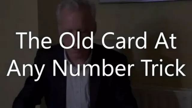 TOCAANT, The Old Card At Any Number Trick by Brian Lewis - Click Image to Close
