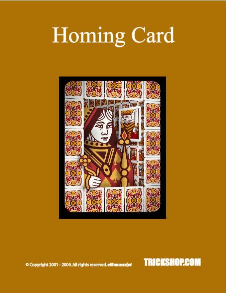 Trickshop - Homing Card - Click Image to Close