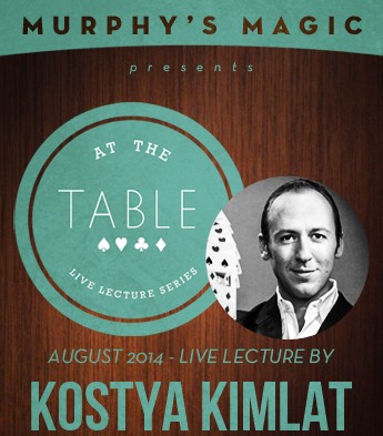 At the Table Live Lecture - Kostya Kimlat - Click Image to Close