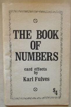 Karl Fulves - Book of Numbers - Click Image to Close