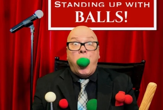Standing Up on Stage with Balls by Scott Alexander - Click Image to Close