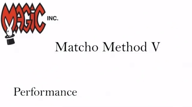 Ed Marlos Matcho Method V by Nathan Colwell - Click Image to Close
