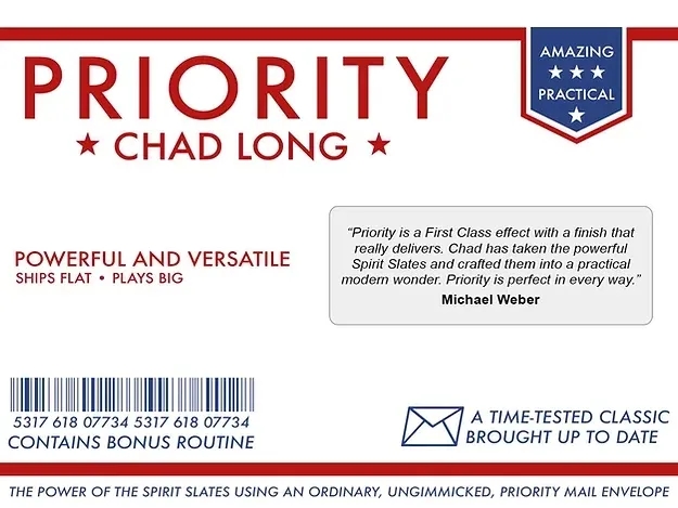 Chad Long – Priority By Chad Long - Click Image to Close