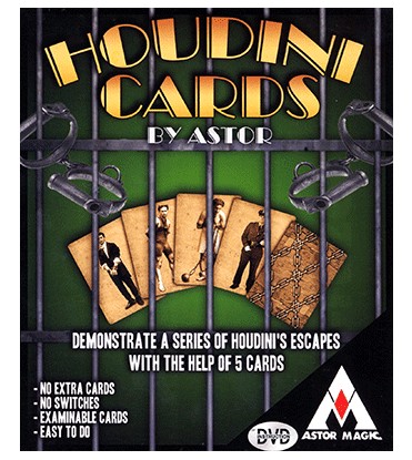 Houdini Cards (online instructions) by Astor Magic