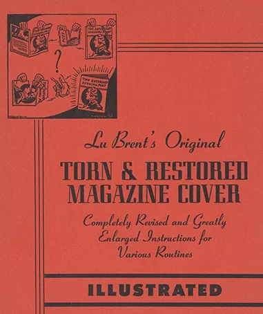 Torn & Restored Magazine Cover - Lu-Brent - Click Image to Close