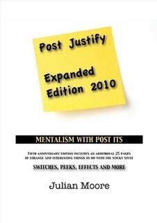 Julien Moore - Post Justify(Post-It Note Mentalism) - Click Image to Close